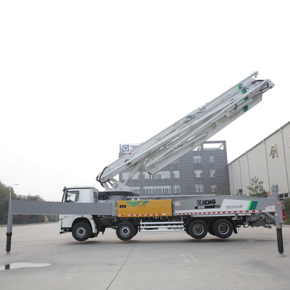 XCMG Official HB58V Truck-mounted concrete boom pump for sale